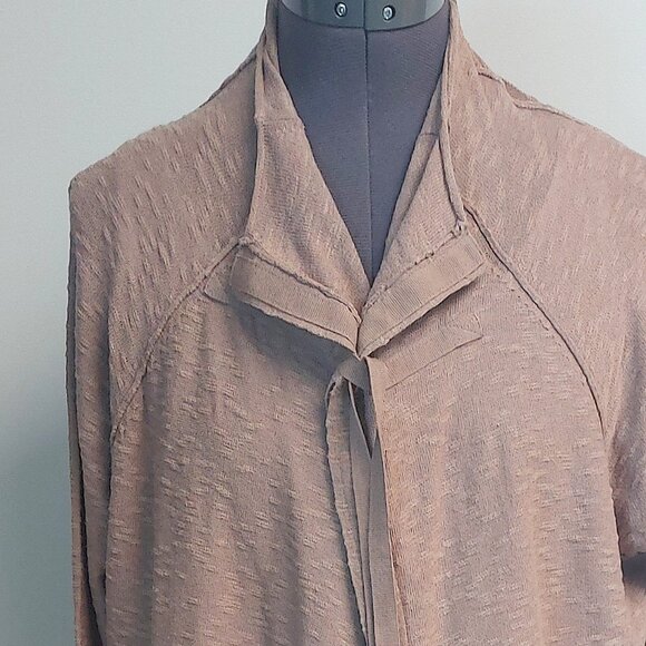 Brochu Walker Cotton/Linen Open Style Cardigan - Size M - Picture 5 of 10